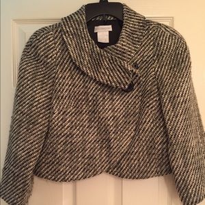 Worthington Black/white cropped jacket