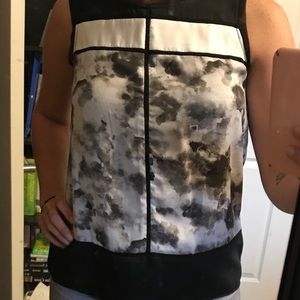 Black/White tank