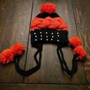 Winter knitted hat