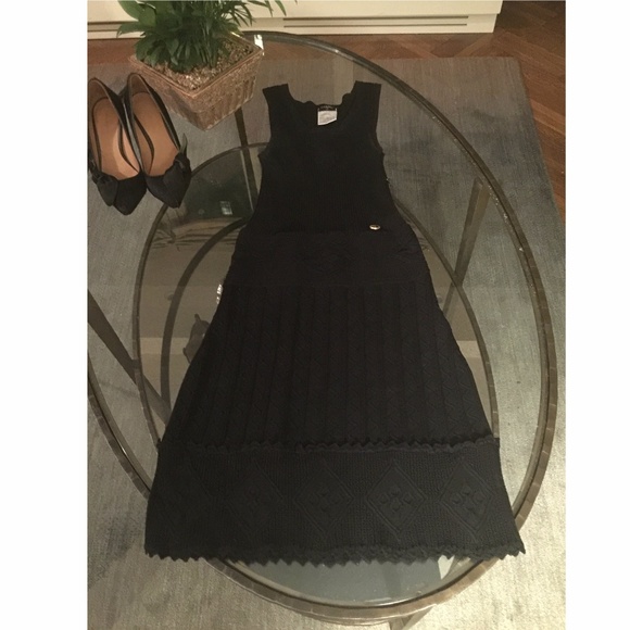 Chanel Black Knit Tank Dress - Picture 5 of 8