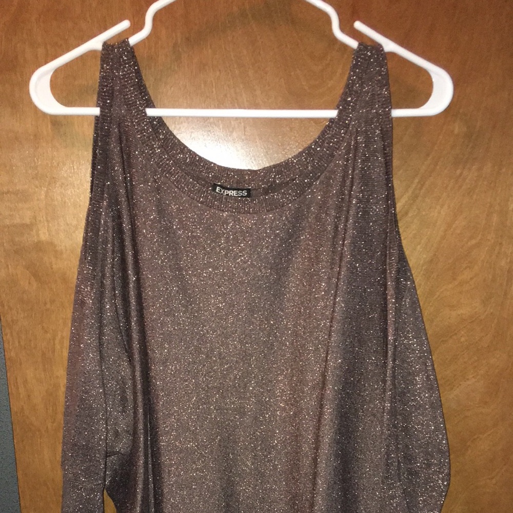 Gold sparkle sweater