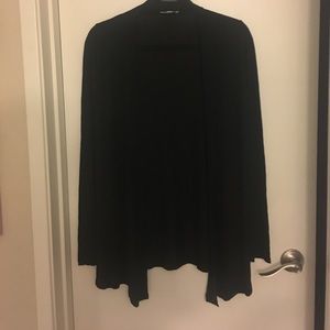 black cardigan