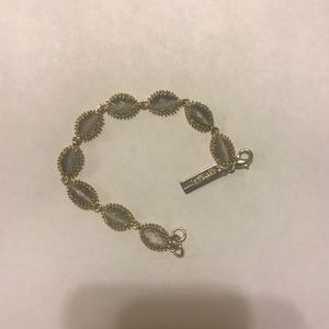 Kendra Scott Slate And Gold Jana Clasp Bracelet