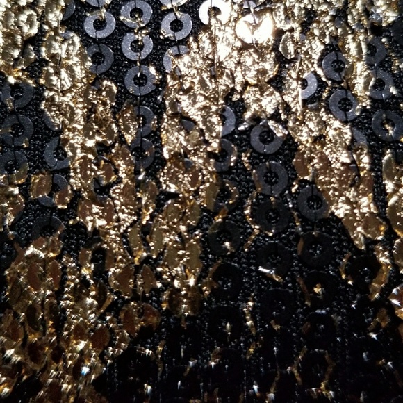 Zio New York Black and Gold Dress - Picture 5 of 6
