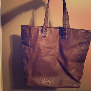 Brown Faux leather bag