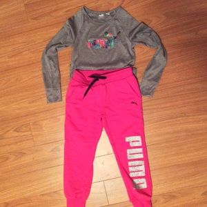 Puma girls sweatsuit