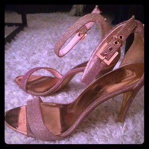 Blush/gold Ted Baker Heels