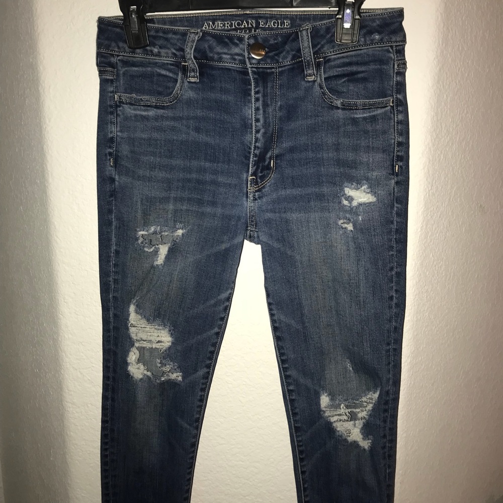 American eagle light wash denim jeans