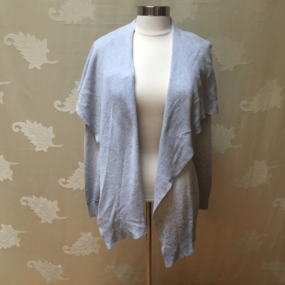 Lori & Grey for Ann Taylor Ombré Draped Sweatshirt