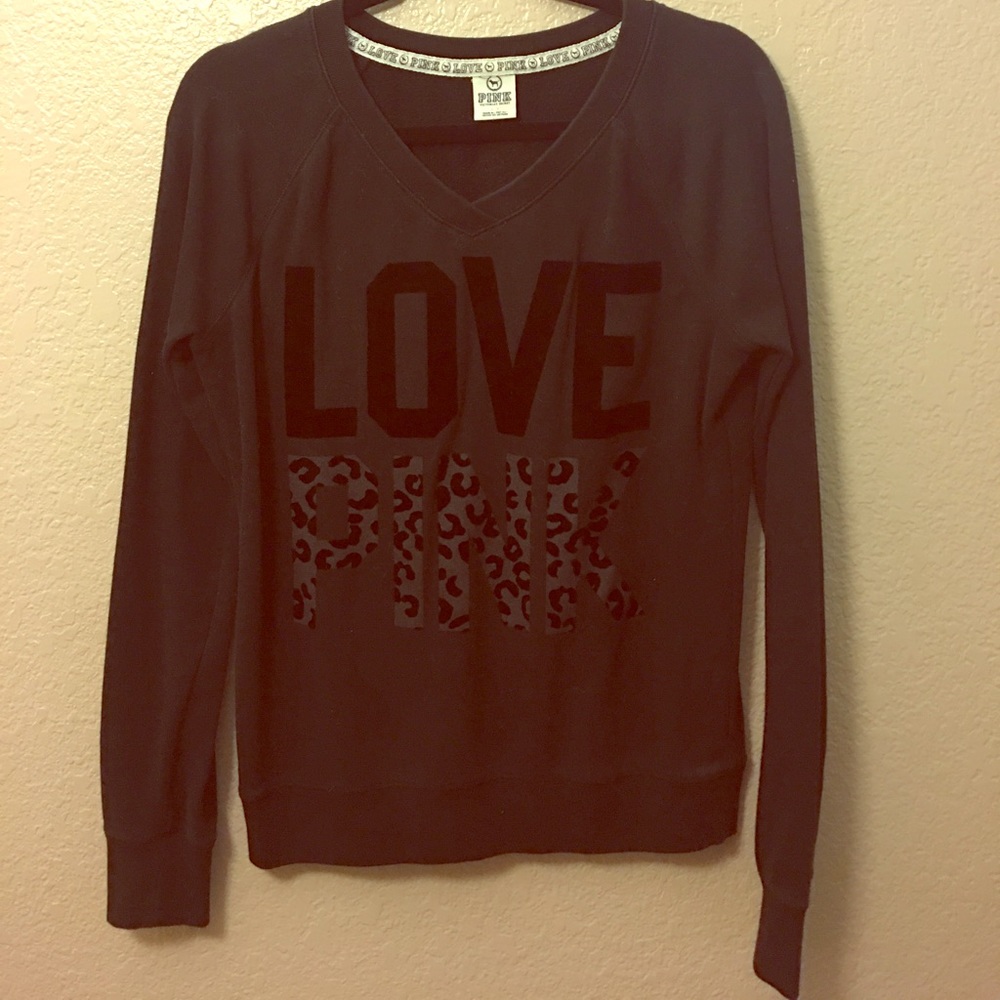 Victoria's Secret PINK black cheetah print