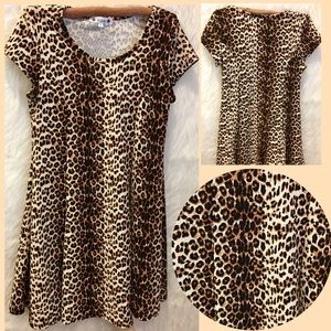 Wilda Dresses Women’s Animal Print Leopard  Dress