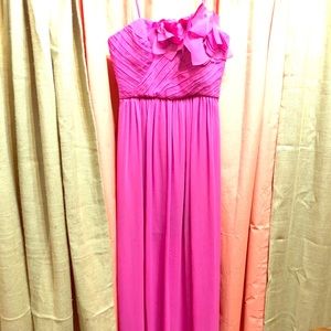 Max and Cleo "Catherine" strapless Size 4 Pink