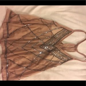 Sheer tank top
