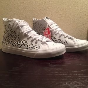 High Top Vans w/Leaf Cutouts