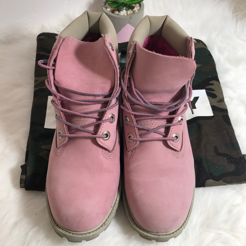❤️SOLD❤️Timberland boots shoes sneakers pink - Picture 6 of 7