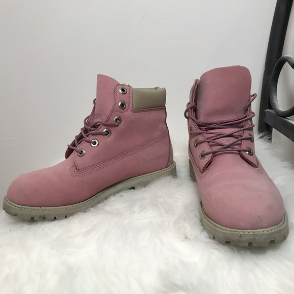 ❤️SOLD❤️Timberland boots shoes sneakers pink - Picture 2 of 7