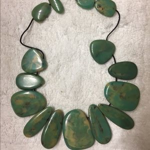 Oversized Plastic “Rock” Necklace