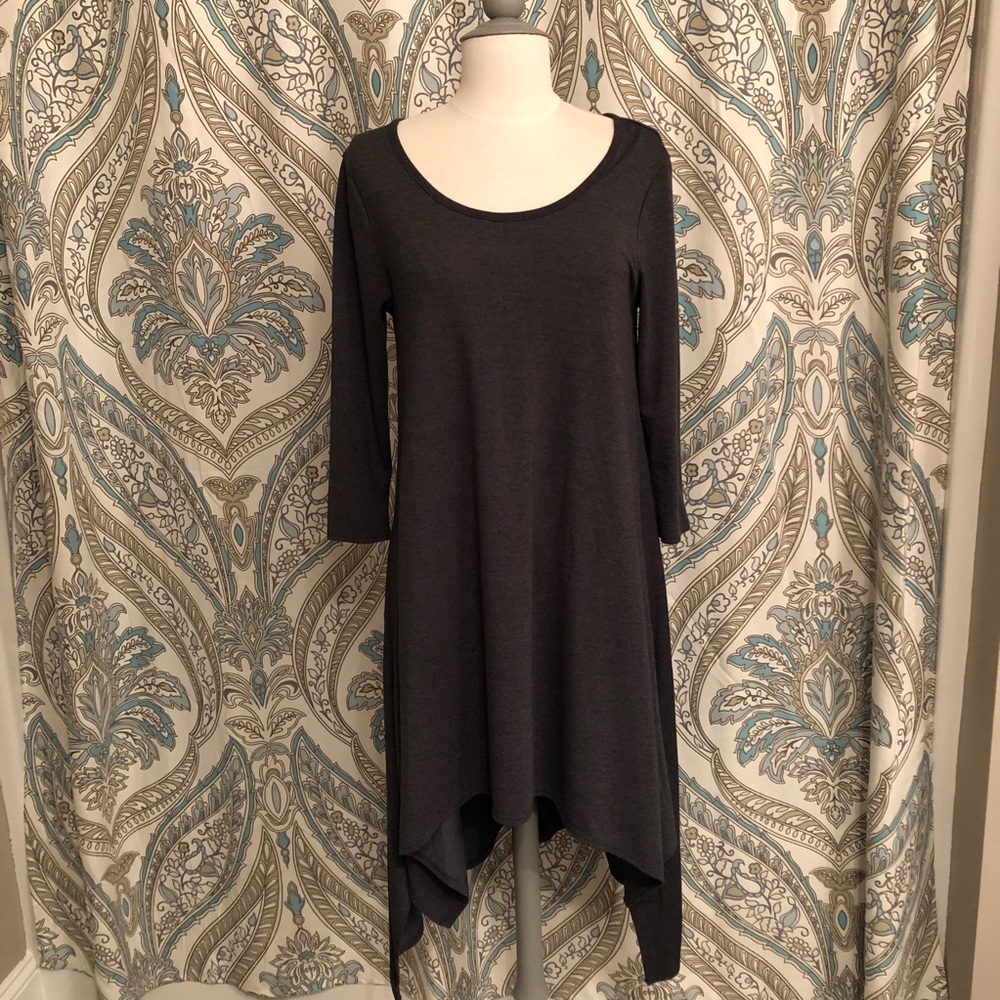 Umgee flowy asymmetrical midi dress
