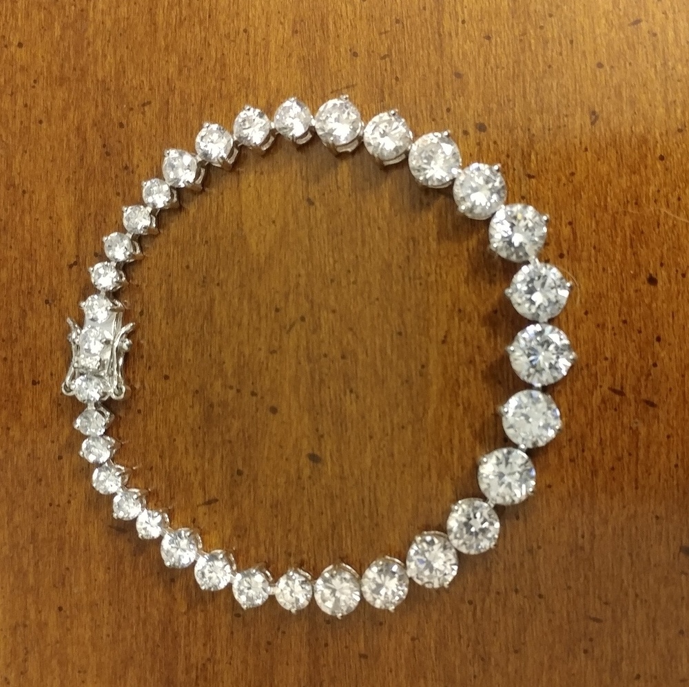 CZ 925 SS braclet