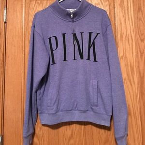 VS Pink Quarter Zip Jacket