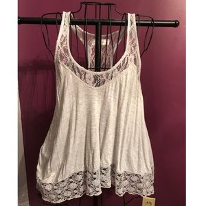 High low A&F tank top