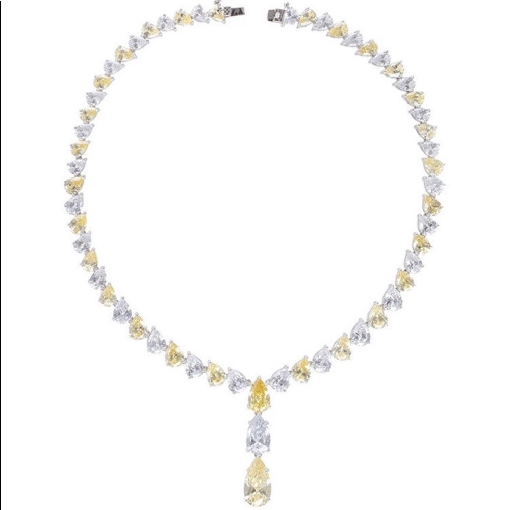 CZ by Kenneth Jay Lane - Canary Necklace