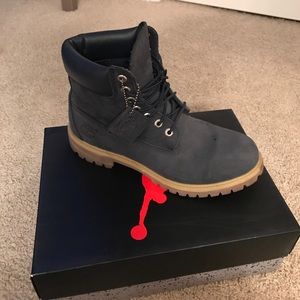 Blue Suede Timberlands