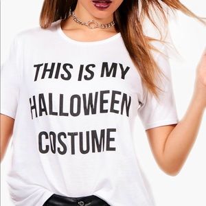 Halloween Costume Oversized T-Shirt