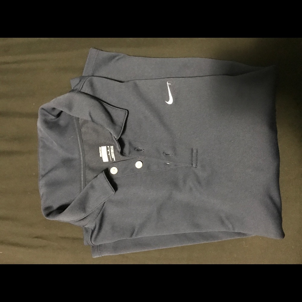 Men's NIKE polo navy blue