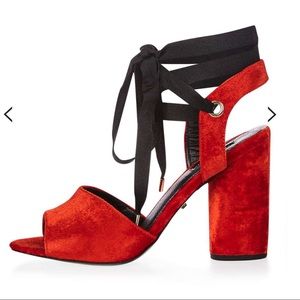 Topshop suade heels