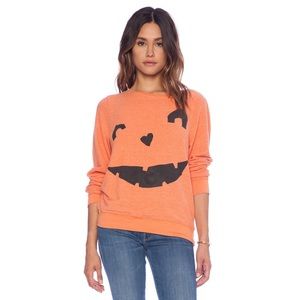 Wildfox Pumpkin Love Baggy Beach Jumper