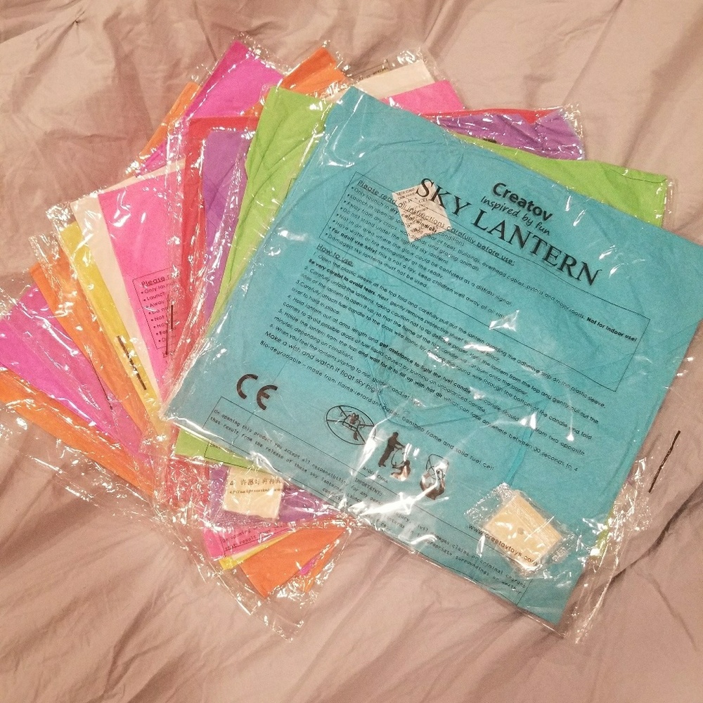 new years New sky lanterns