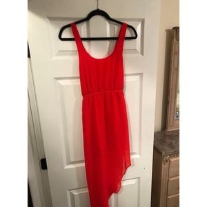 Orange dress. Never worn w/ tags
