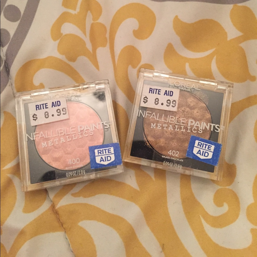 L'Oréal infallible paints metallic eyeshadow