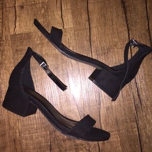 FINAL PRICE - Faux Suede Heels