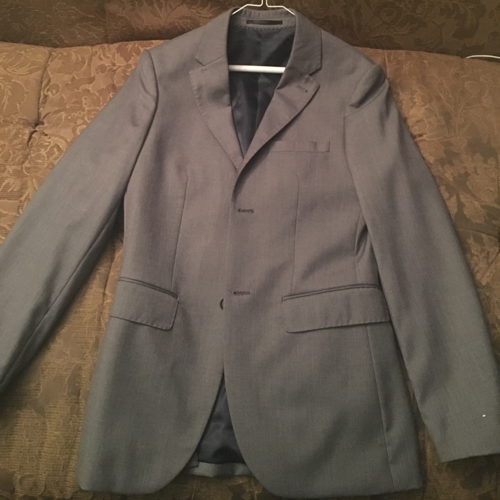 Topman Grey Suit Blazer