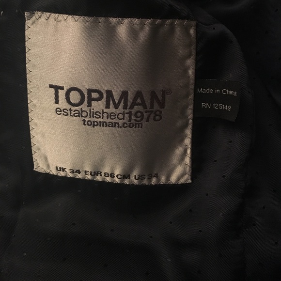 Topman Grey Suit Blazer - Picture 2 of 4