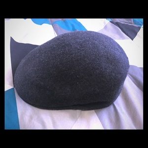 Wool Grey Newsboy hat