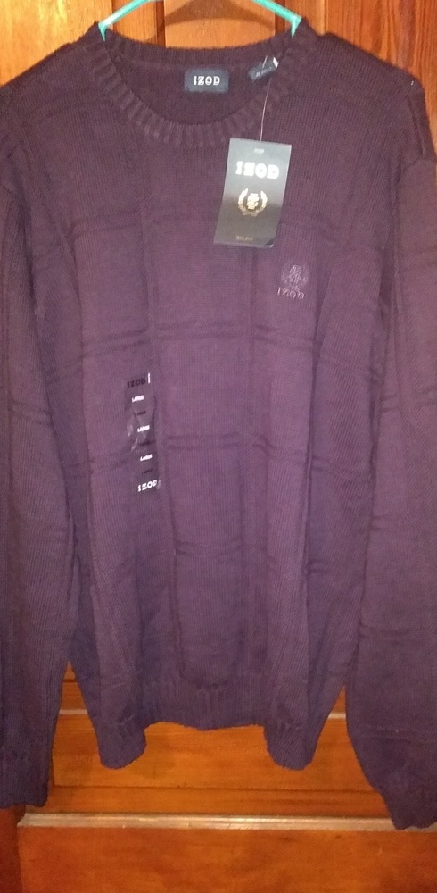 Izod 100% cotton textured sweater