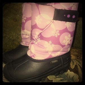 Tundra Girls "Falling Flakes" Snow Boots Toddler