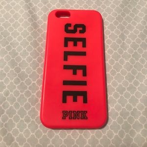 VS Pink Silicone iPhone 6/6s Case