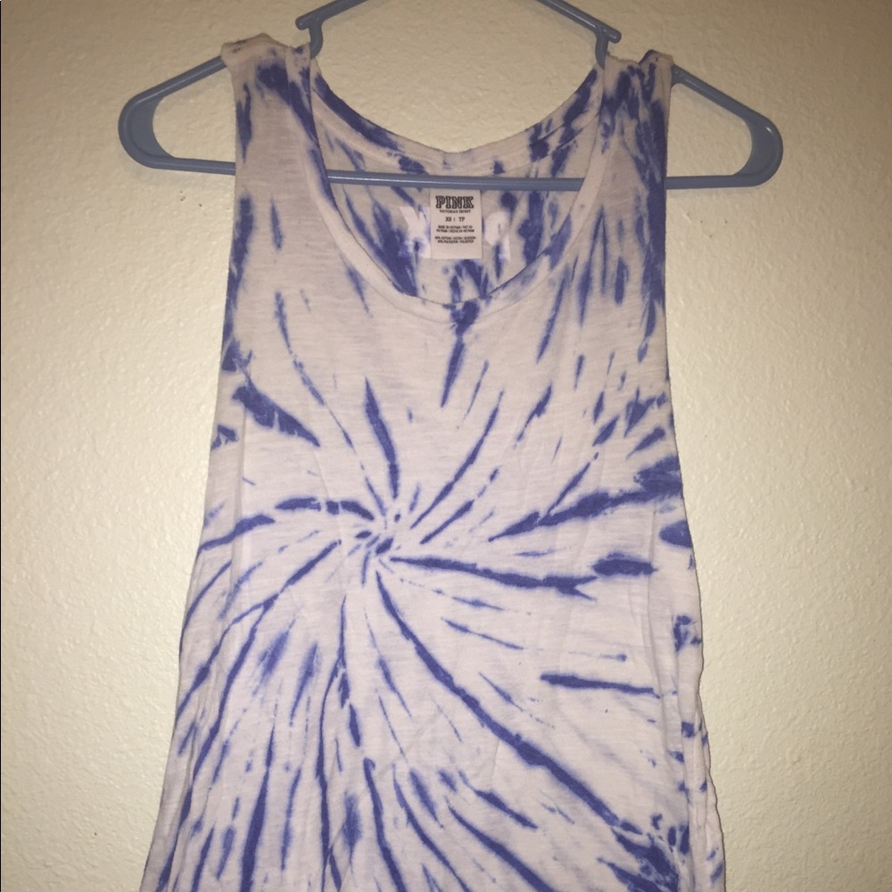 ✅SOLD✅🔥NWOT VS PINK XS Tie-Dye Muscle Tank🔥