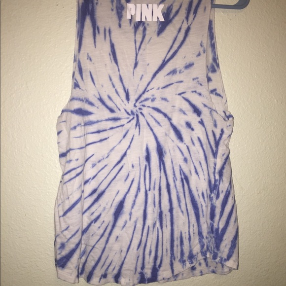 ✅SOLD✅🔥NWOT VS PINK XS Tie-Dye Muscle Tank🔥 - Picture 2 of 3