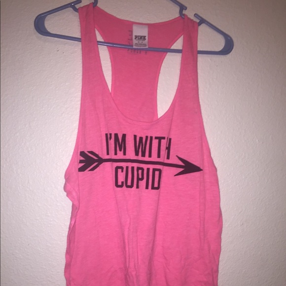 🔥NWOT VS PINK M Valentines Day Tank🔥 - Picture 1 of 3