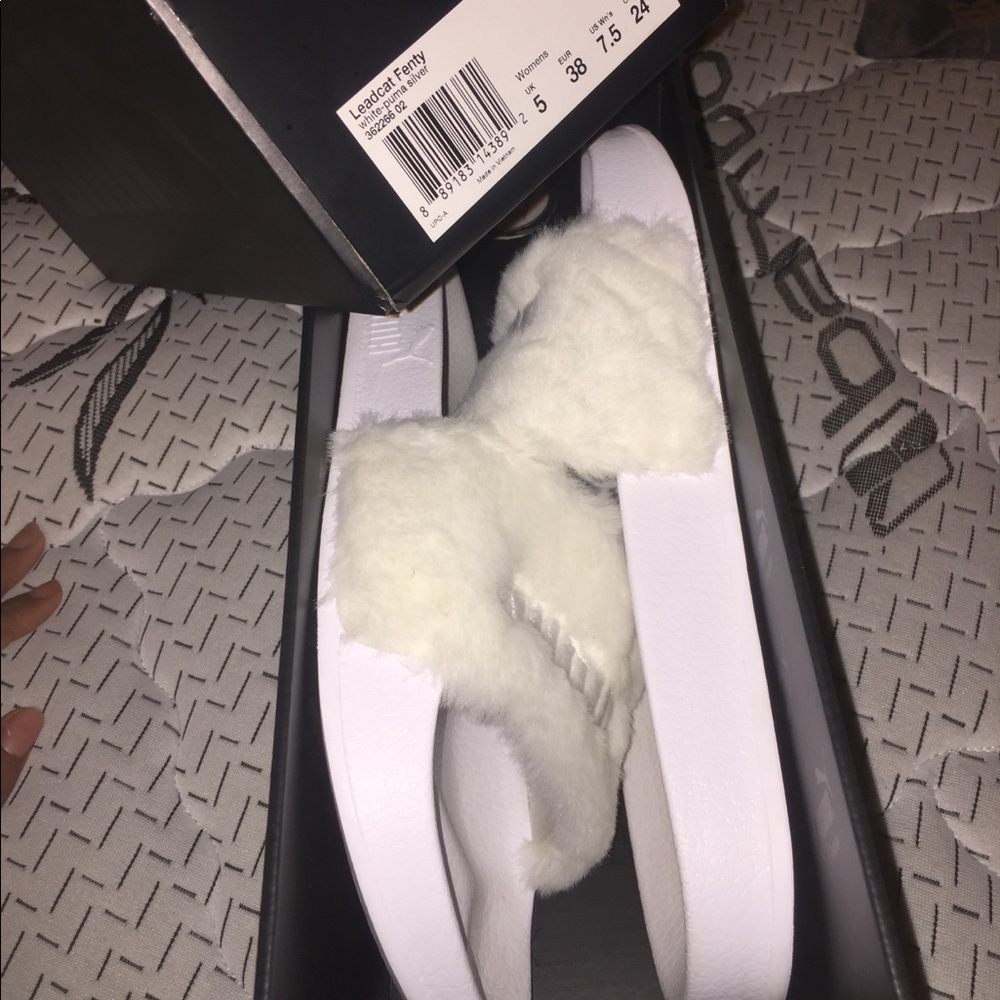 Rihanna Fenty Fur Slides