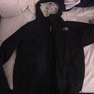 North face black windbreaker