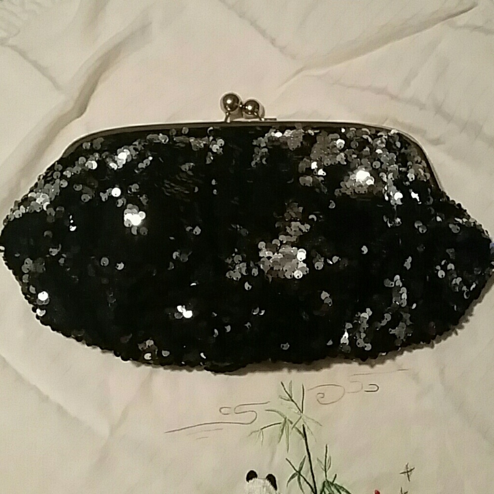 Sequins Large Clutch Purse