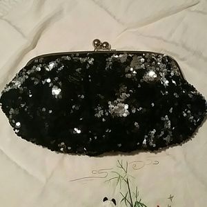 Sequins Large Clutch Purse