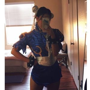 Street Fighter Chun Li PM Costume Cosplay M/L