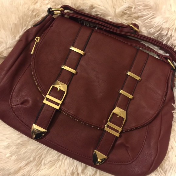 Aldo Handbags - Aldo wine red purse shoulder bag cross body